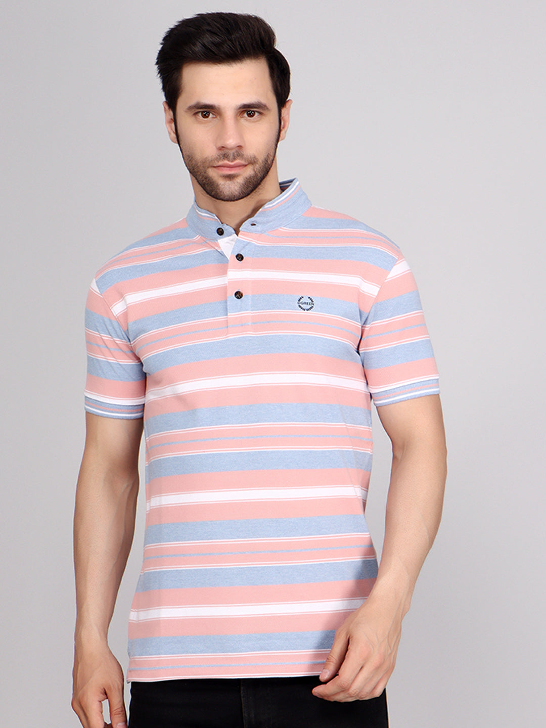 Stand Up Collar Pique Smart Fit Polo