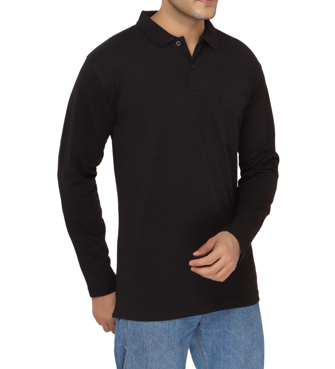 SOLID PIQUE POLO POCKET