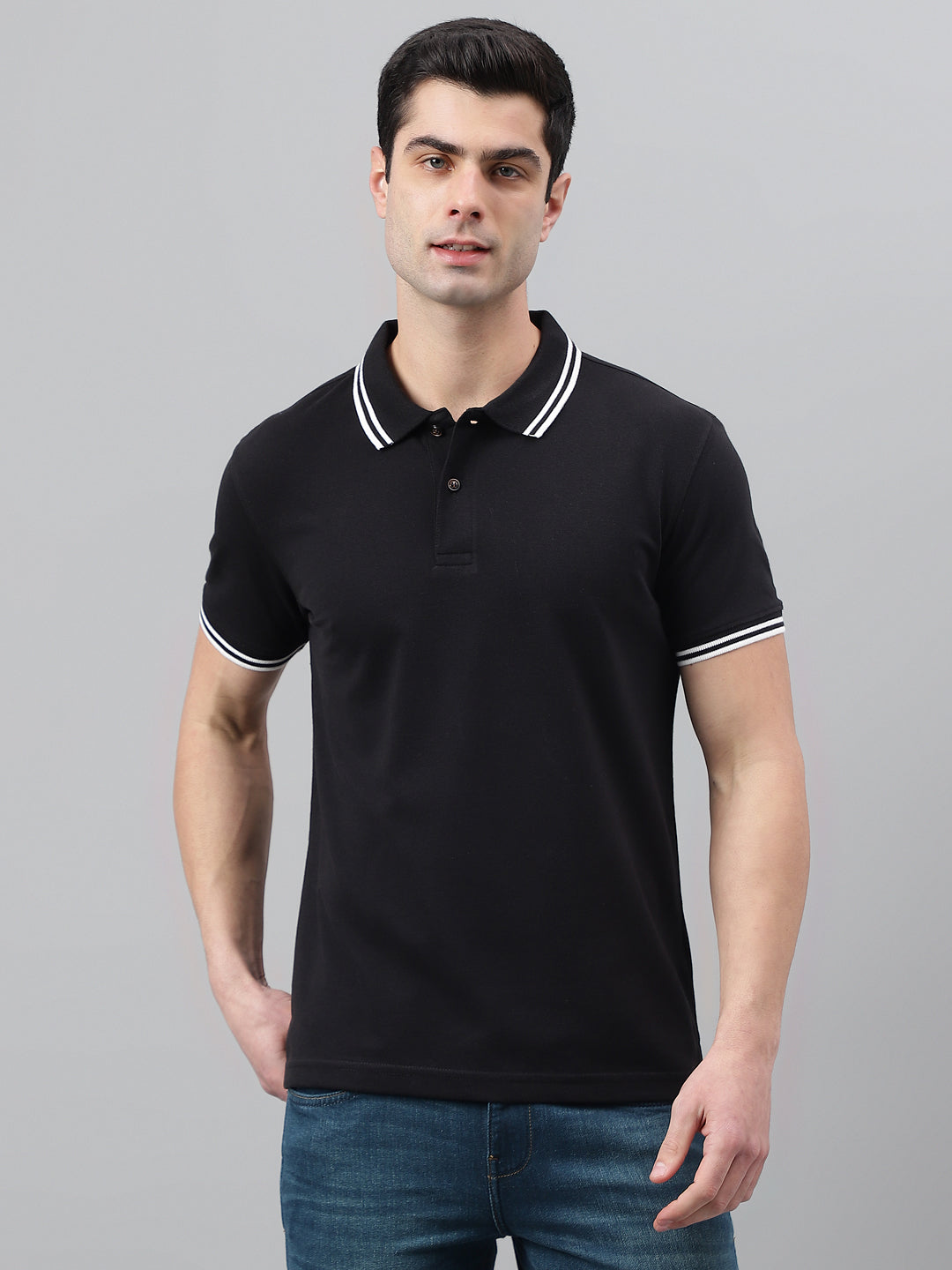 Smart Fit Pique Tipping Polo