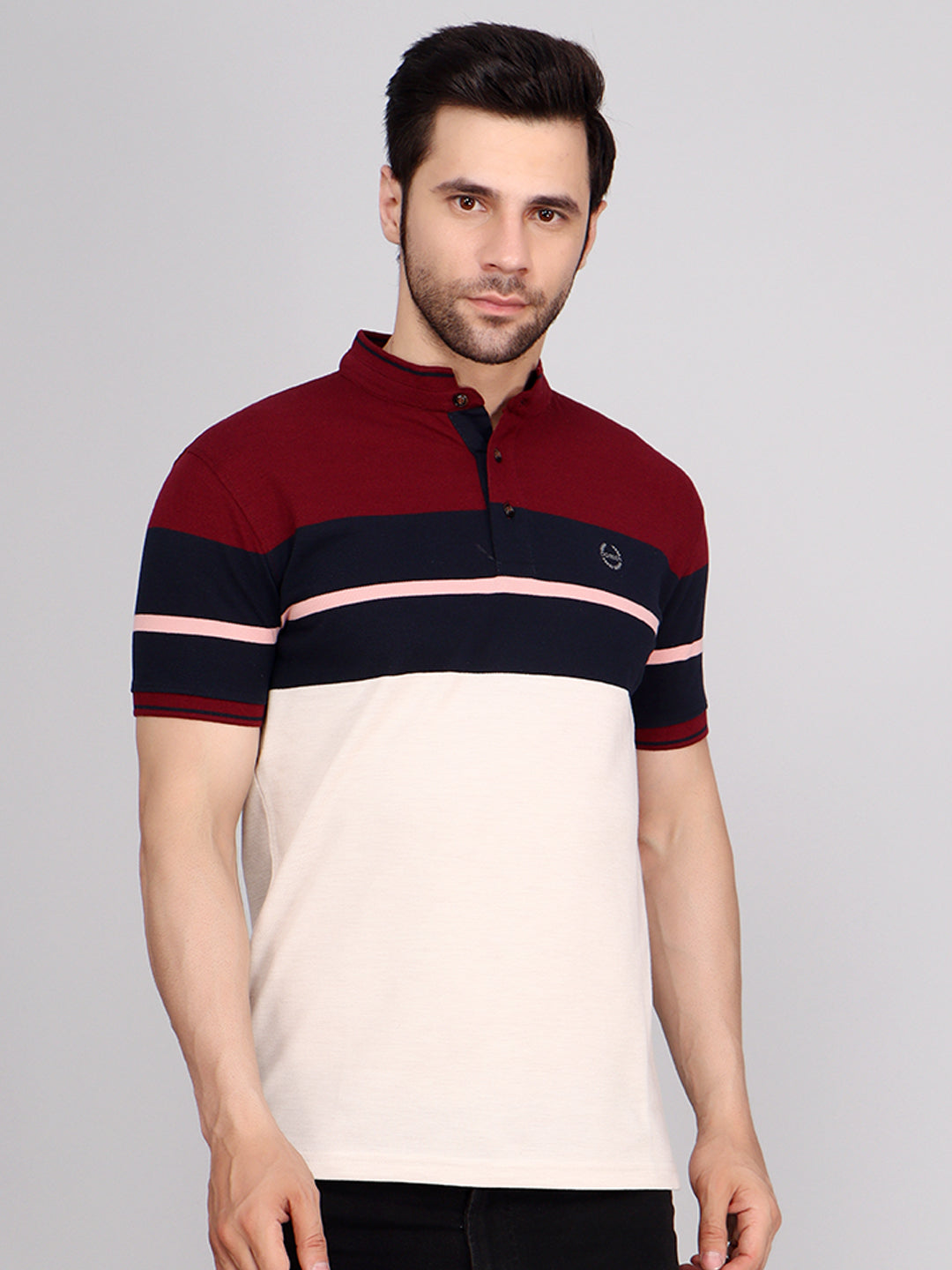 Stand Up Collar Pique Smart Fit Polo