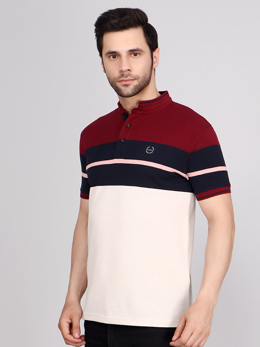 Stand Up Collar Pique Smart Fit Polo