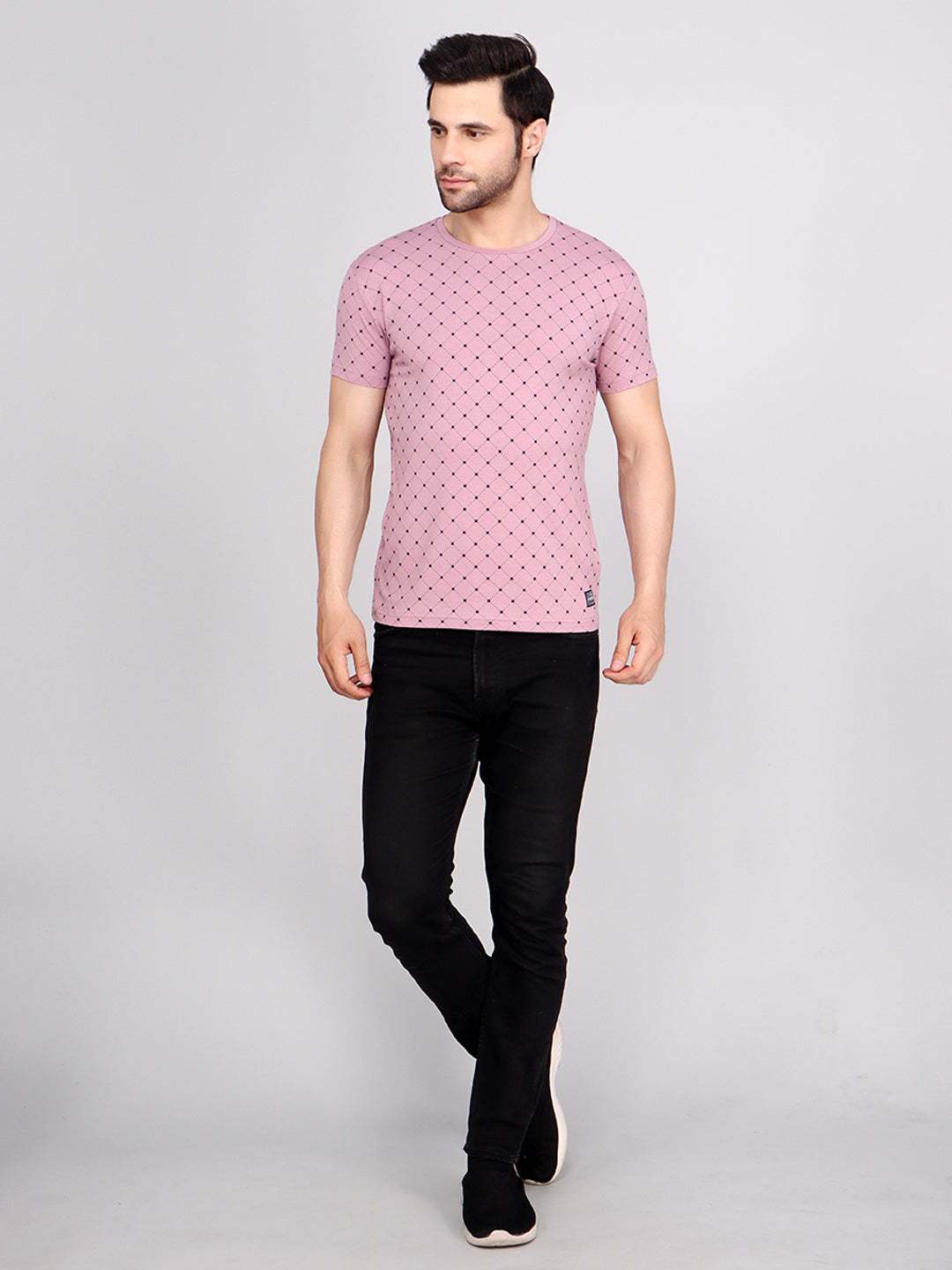 Lycra All Over Print  Tee