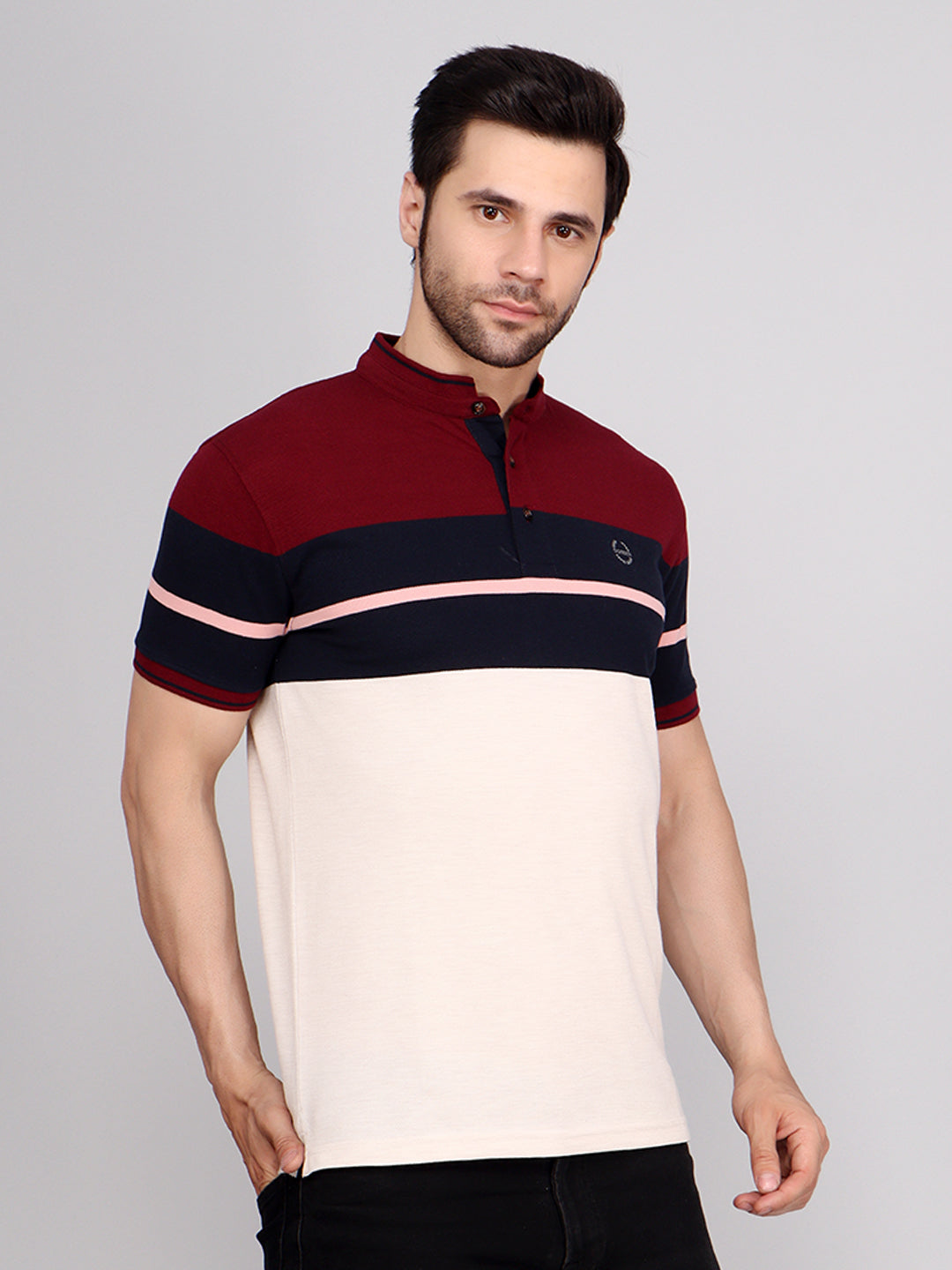 Stand Up Collar Pique Smart Fit Polo