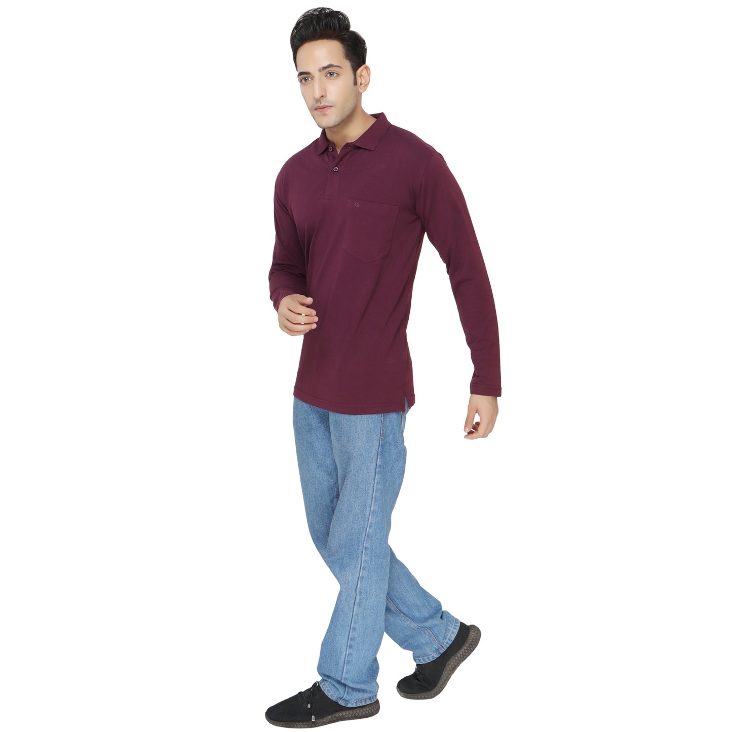 SOLID PIQUE POLO POCKET