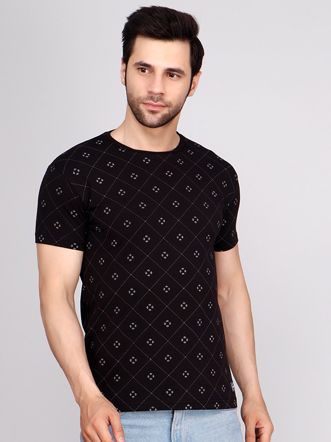 Lycra All Over Print  Tee