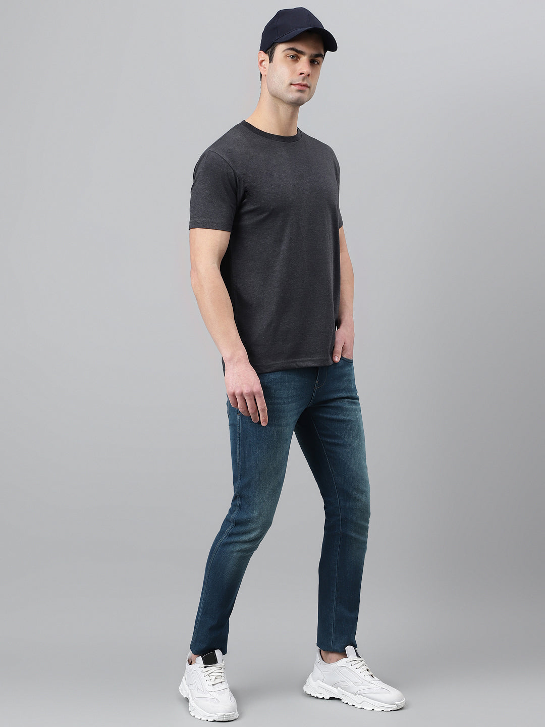 Classic Round Neck Jersey Tee