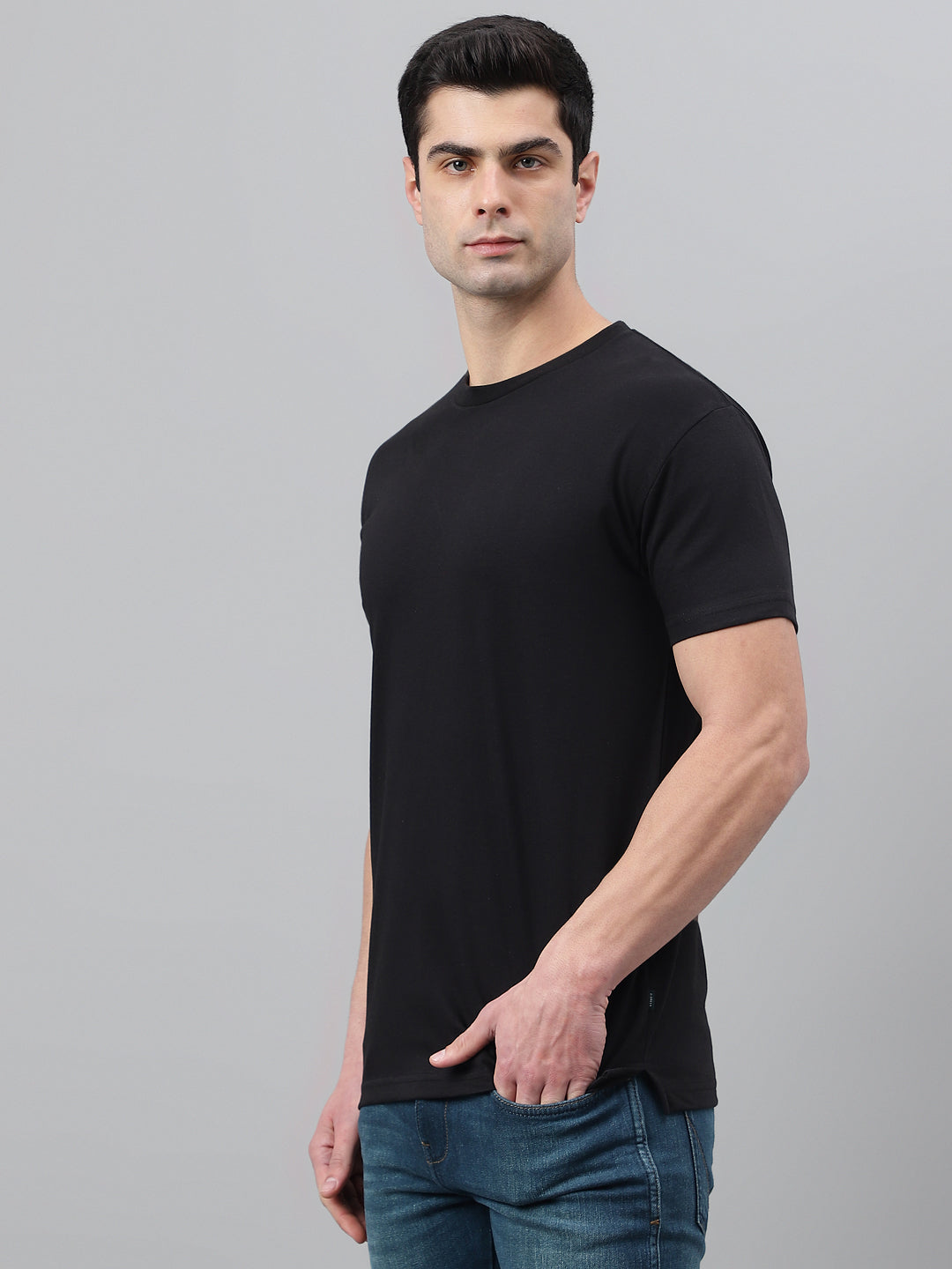 Classic Round Neck Jersey Tee