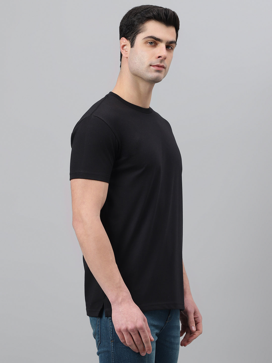 Classic Round Neck Jersey Tee