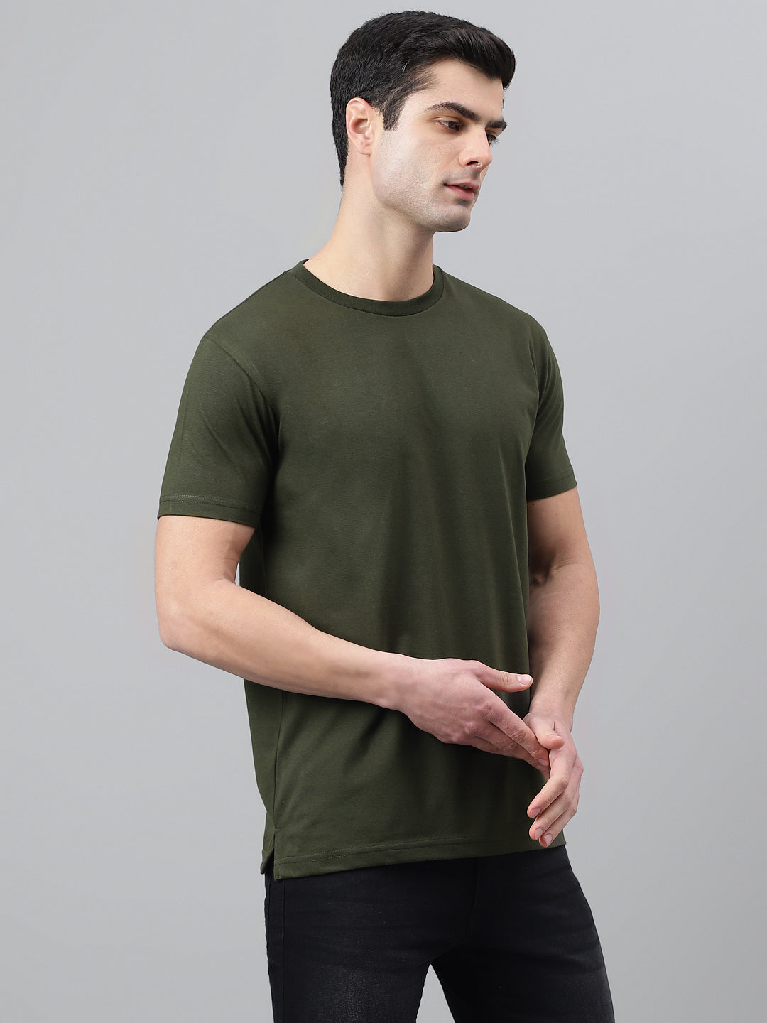 Classic Round Neck Jersey Tee