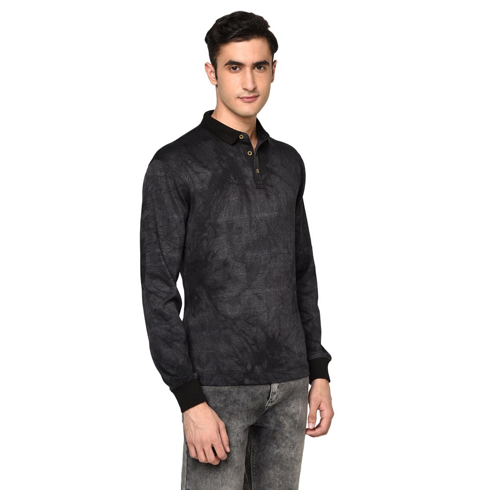 SLIM FIT PRINTED POLO SHIRT