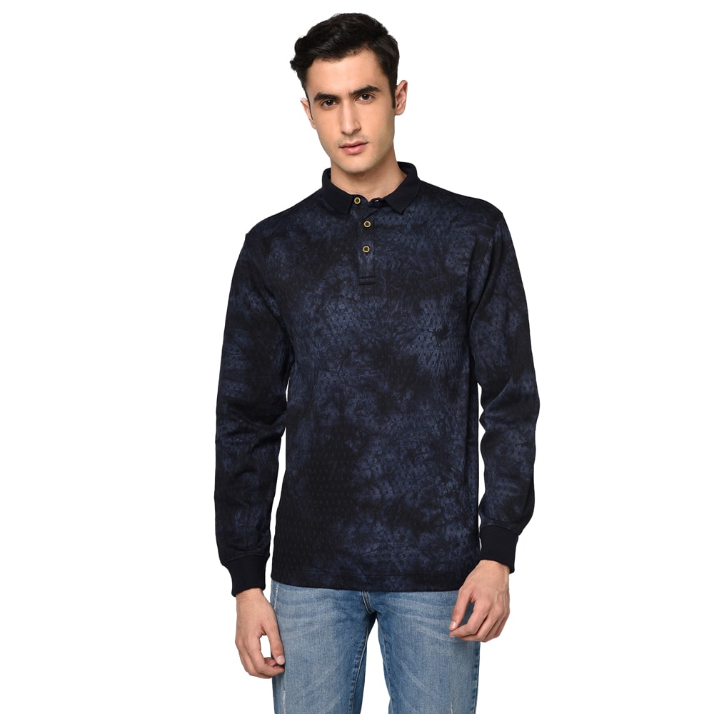 SLIM FIT PRINTED POLO SHIRT