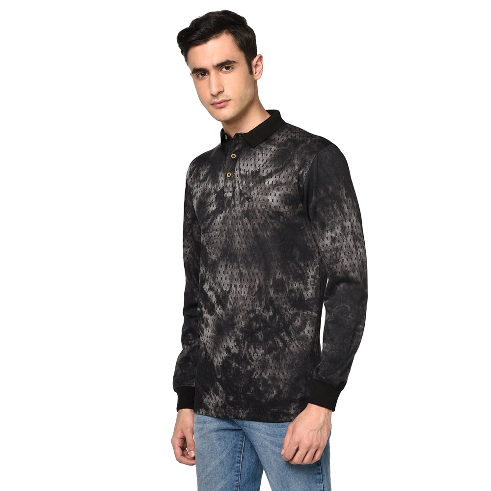 SLIM FIT PRINTED POLO SHIRT