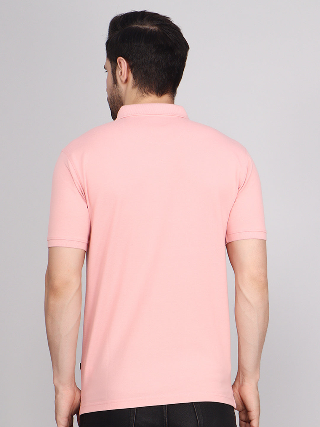 SOLID SHIELD LOGO PIQUE POLO