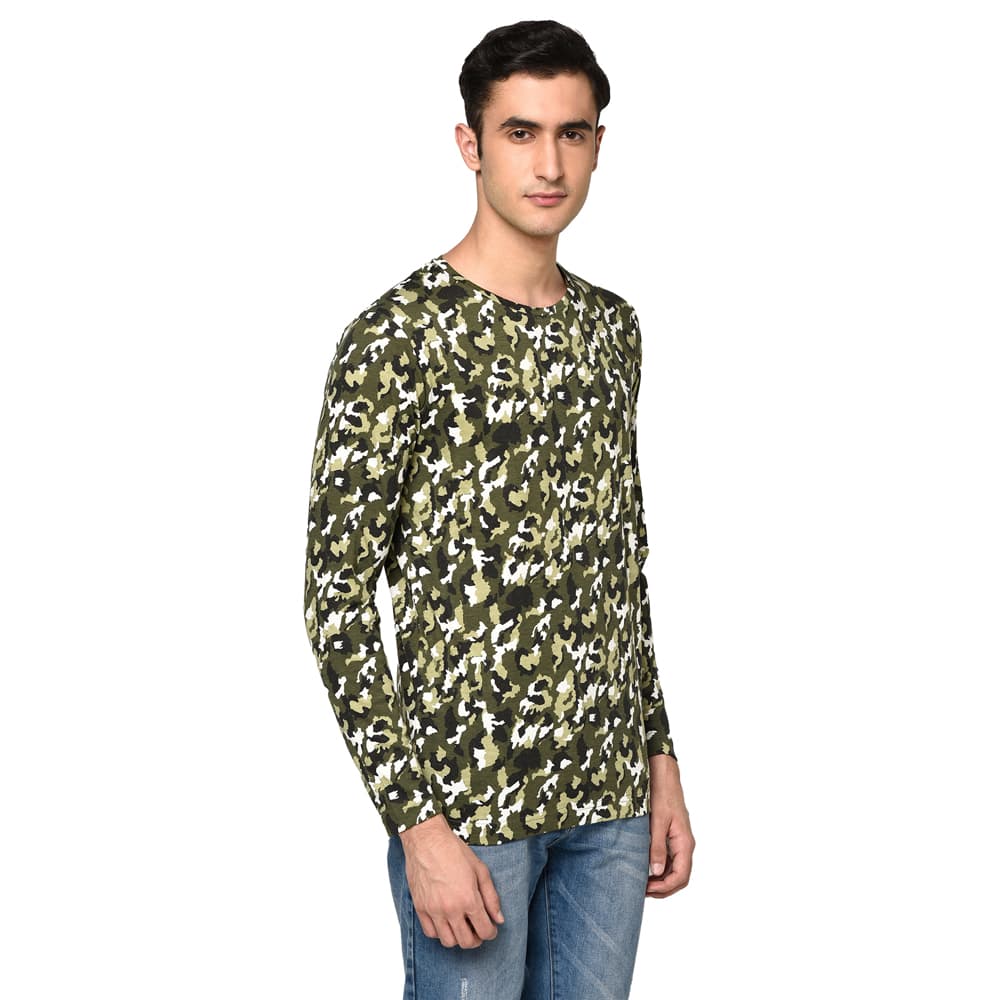 REGULAR FIT PRINT JERSEY TOP