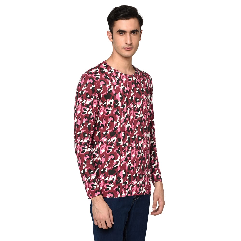 REGULAR FIT PRINT JERSEY TOP