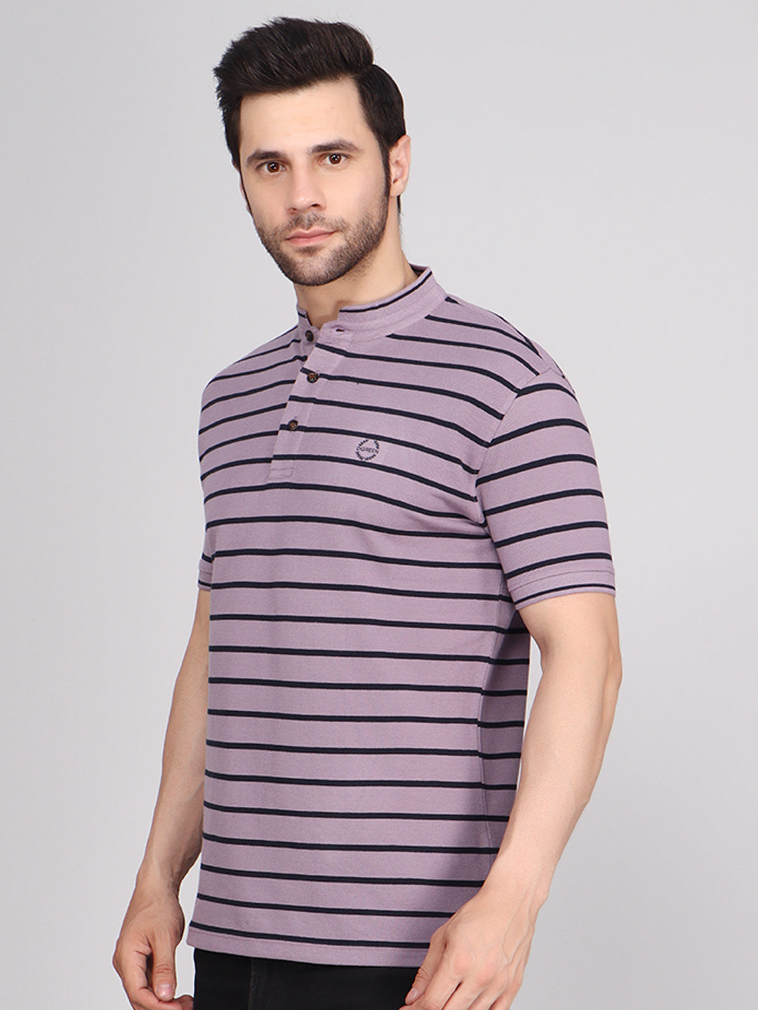 Stand Up Collar Pique Smart Fit Polo