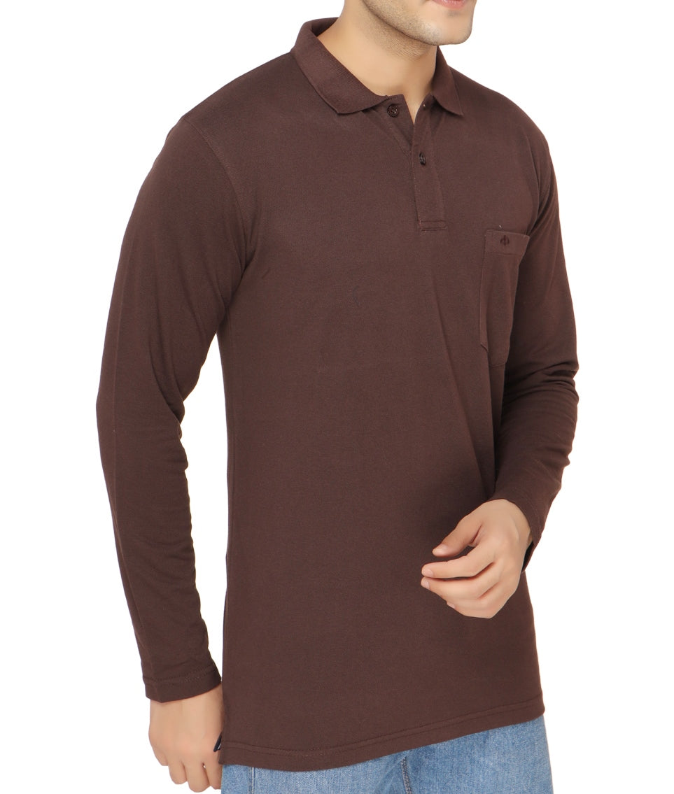 SOLID PIQUE POLO POCKET
