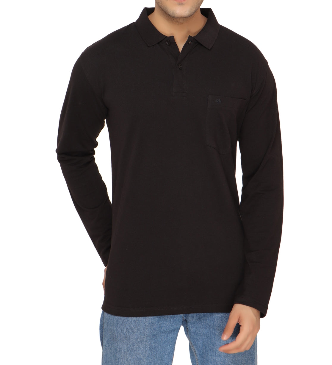 SOLID PIQUE POLO POCKET