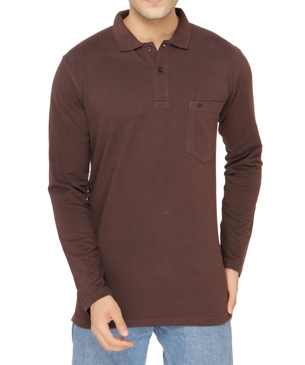 SOLID PIQUE POLO POCKET