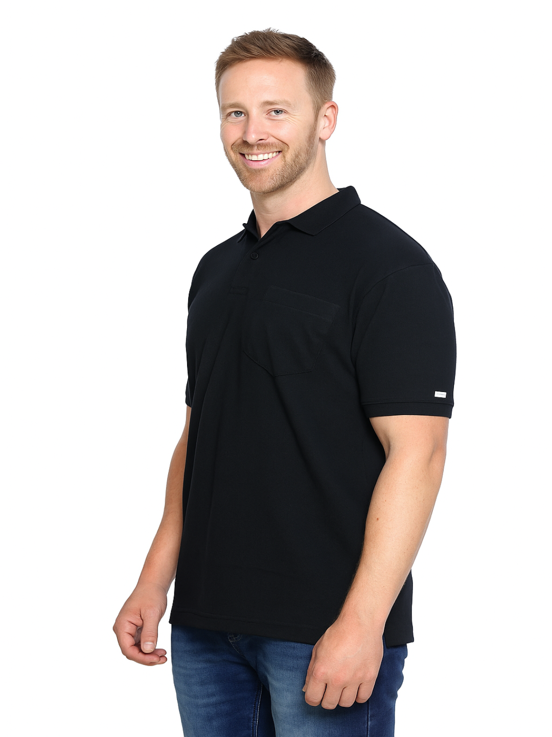 SOLID POCKET POLO REGULAR FIT