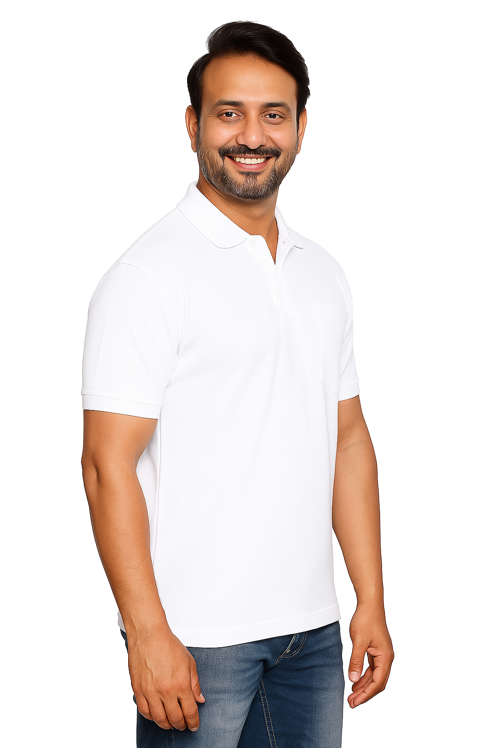 SOLID POCKET POLO REGULAR FIT