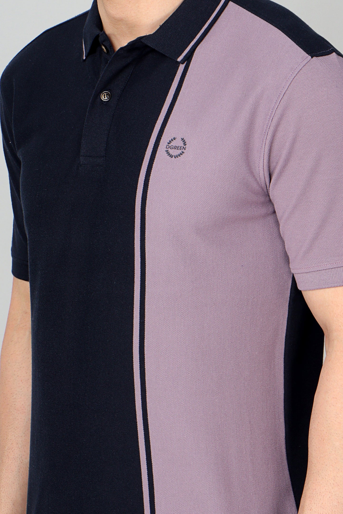 Vertical Stripe Pique Smart Fit Polo