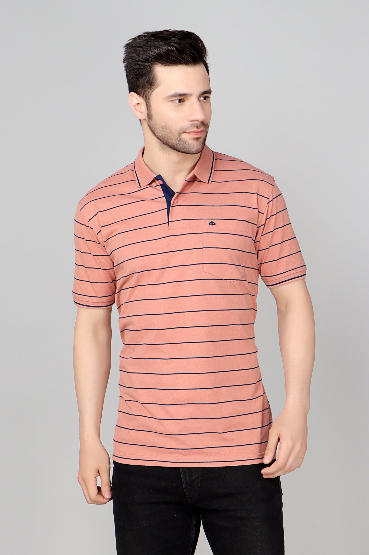 Stripe Polo Jersey