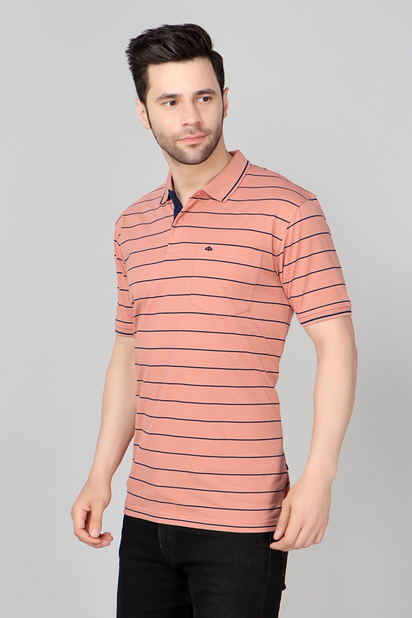 Stripe Polo Jersey