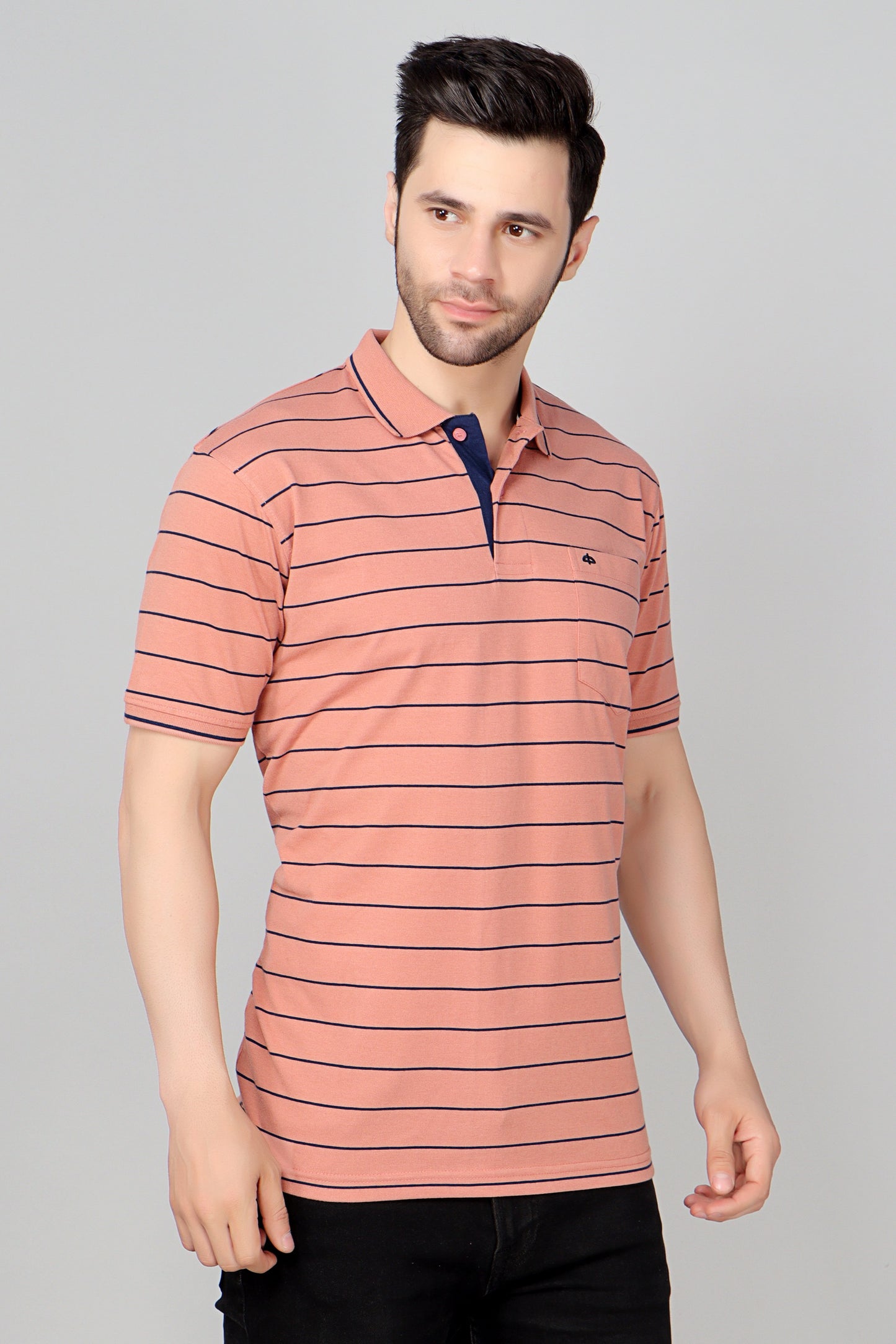 Stripe Polo Jersey
