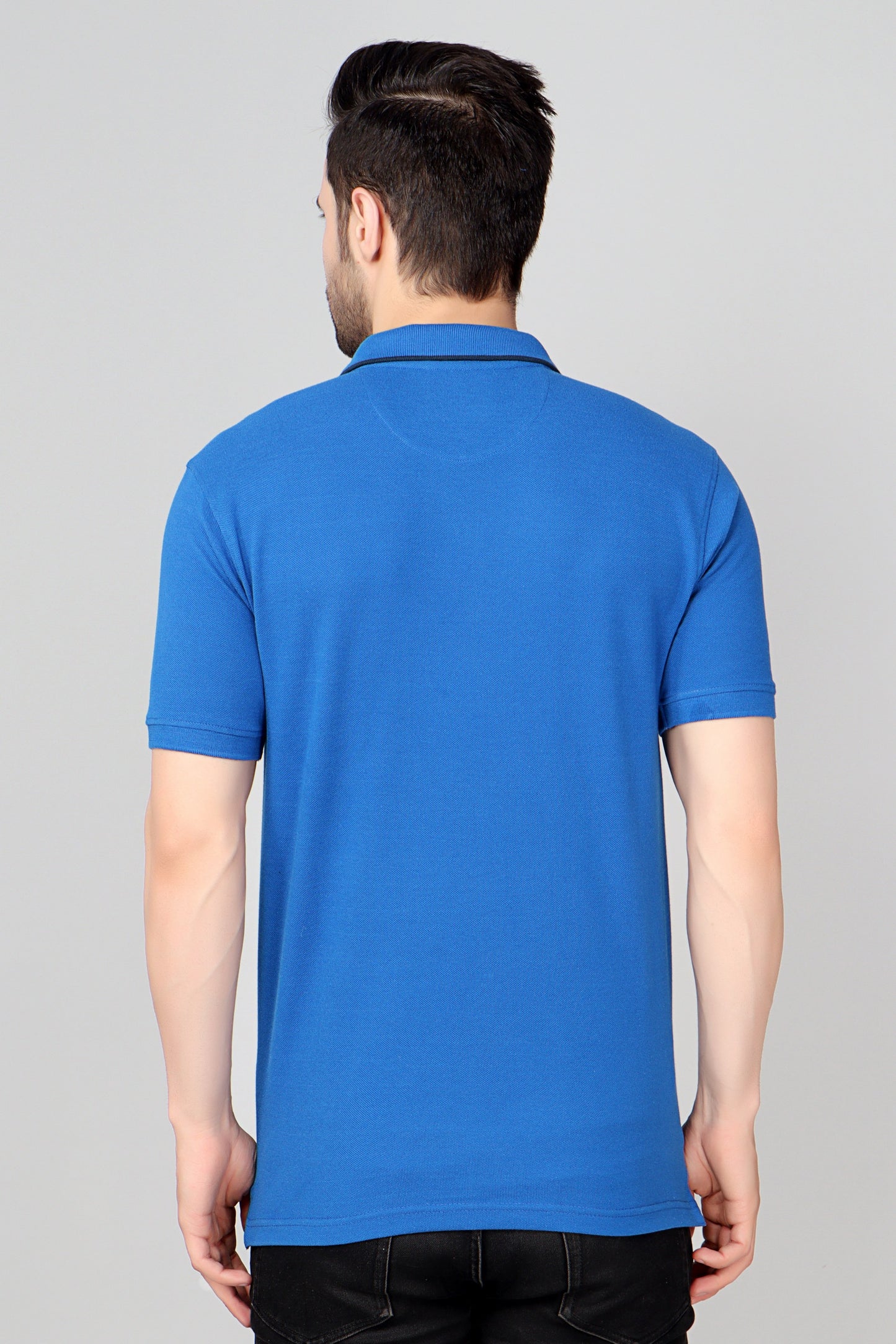 Vertical Stripe Pique Smart Fit Polo