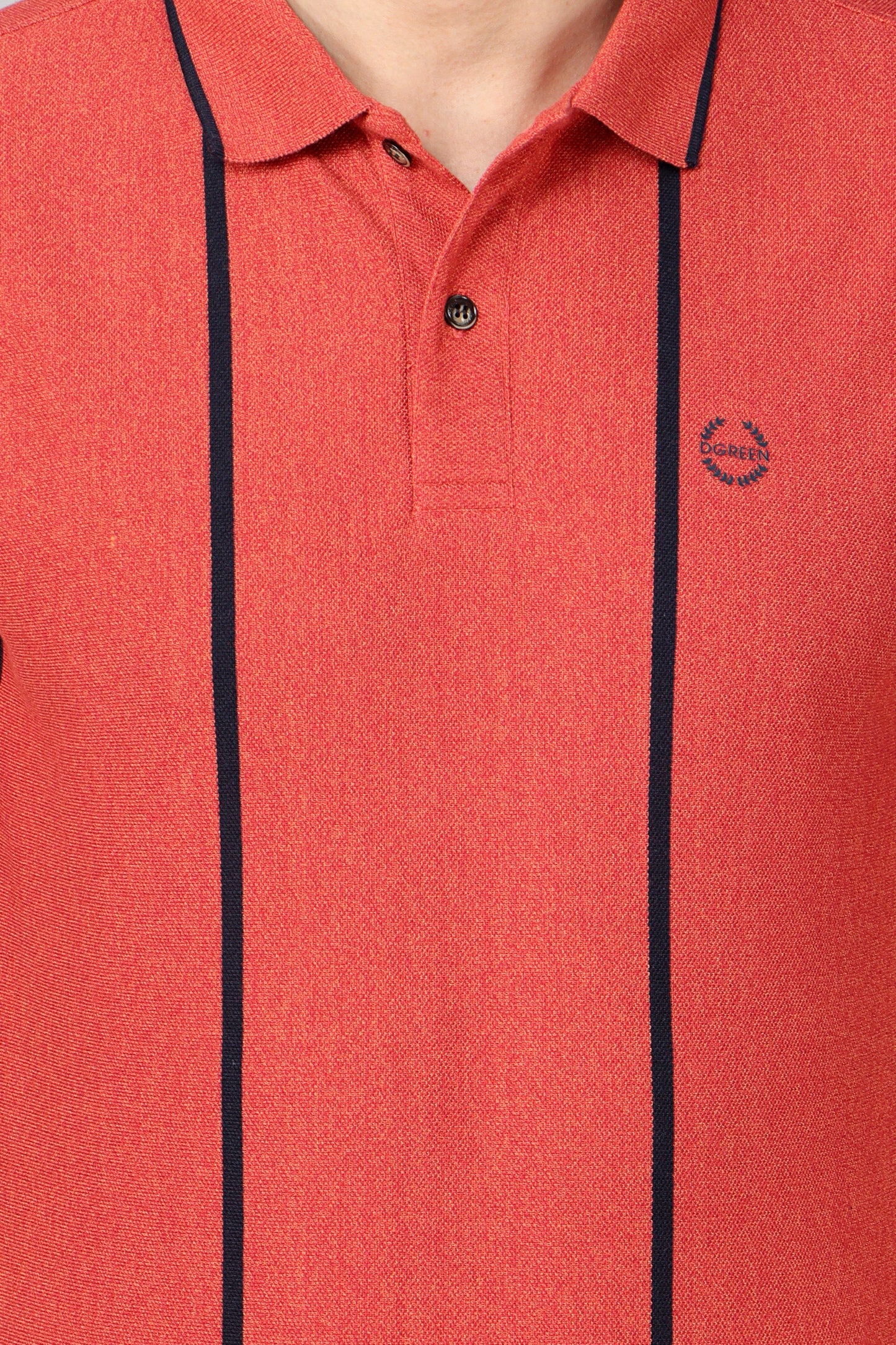 Vertical Stripe Pique Smart Fit Polo