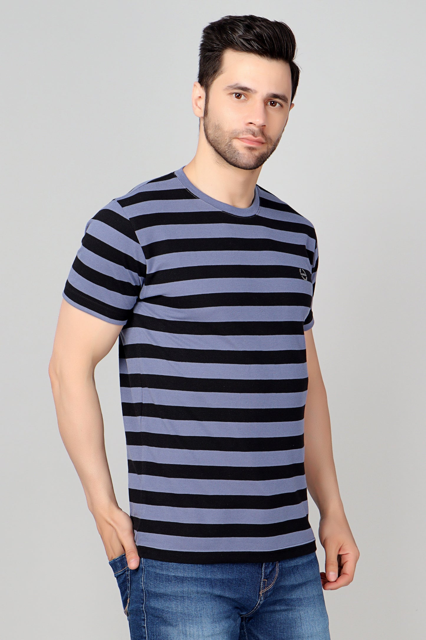 Pique Stripe Tee