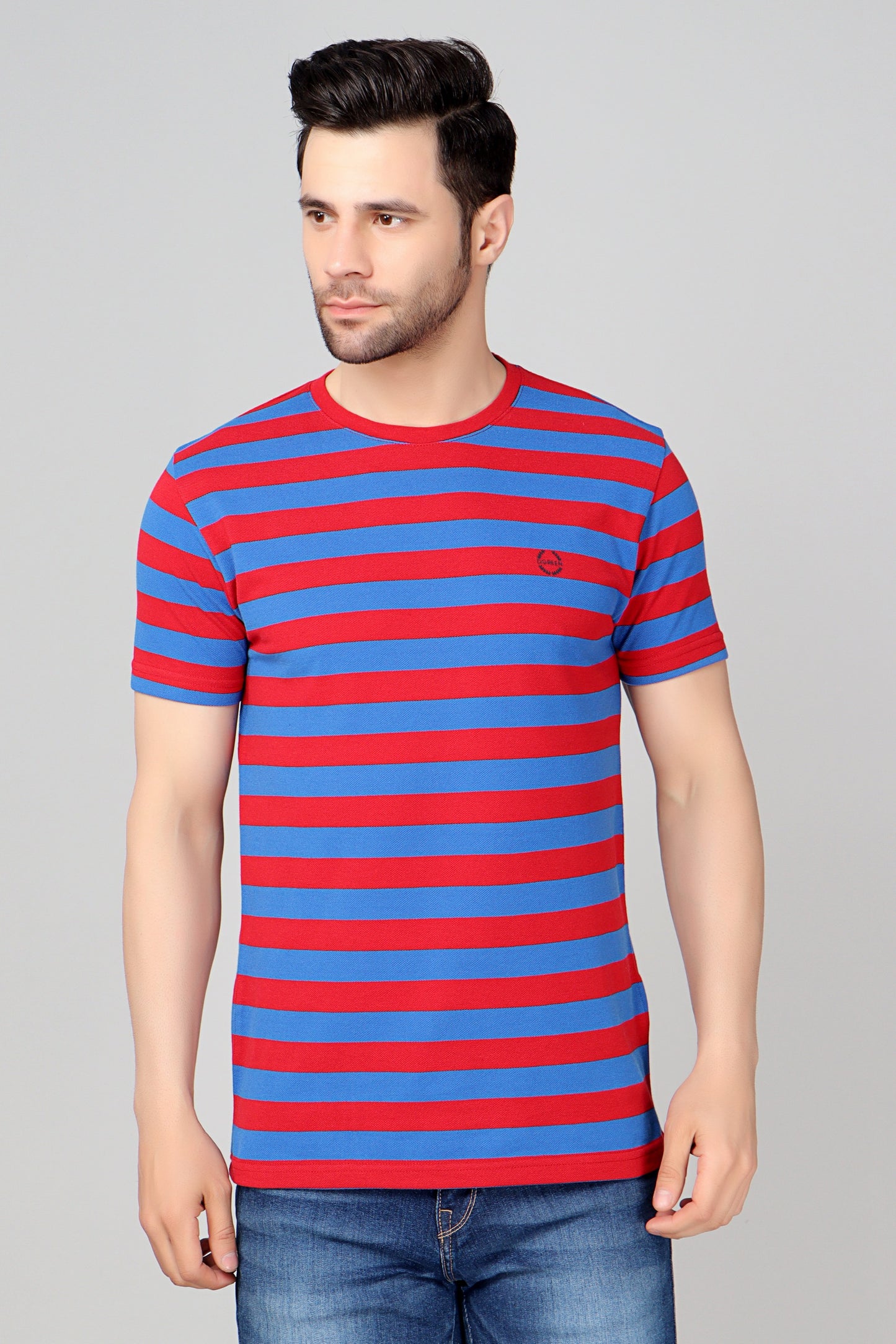 Pique Stripe Tee