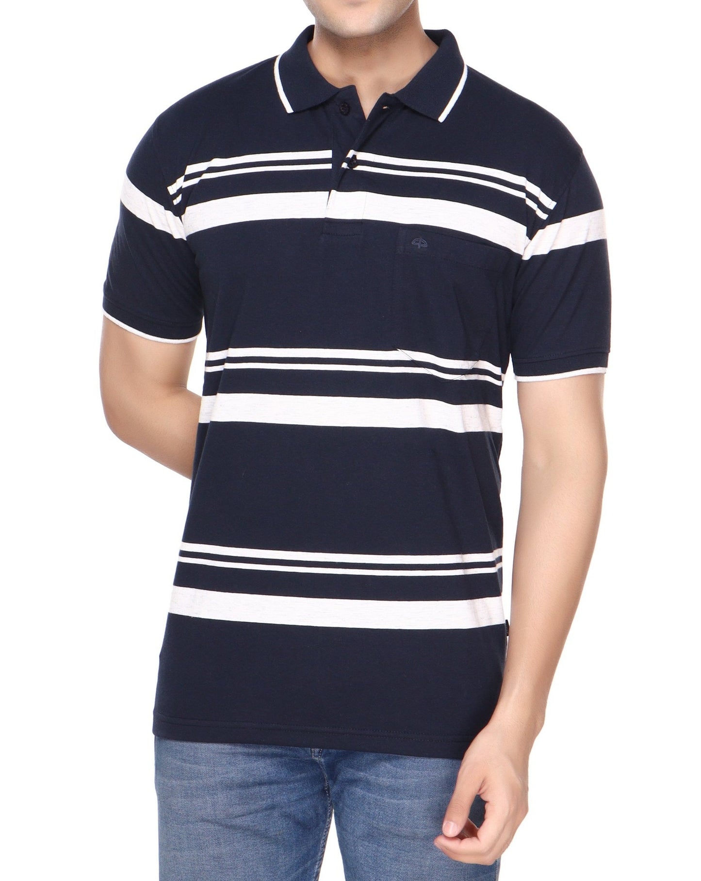 Stripe Polo Jersey