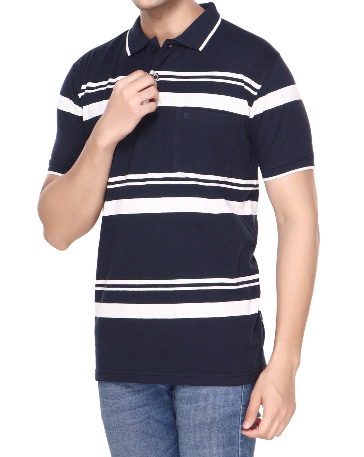 Stripe Polo Jersey