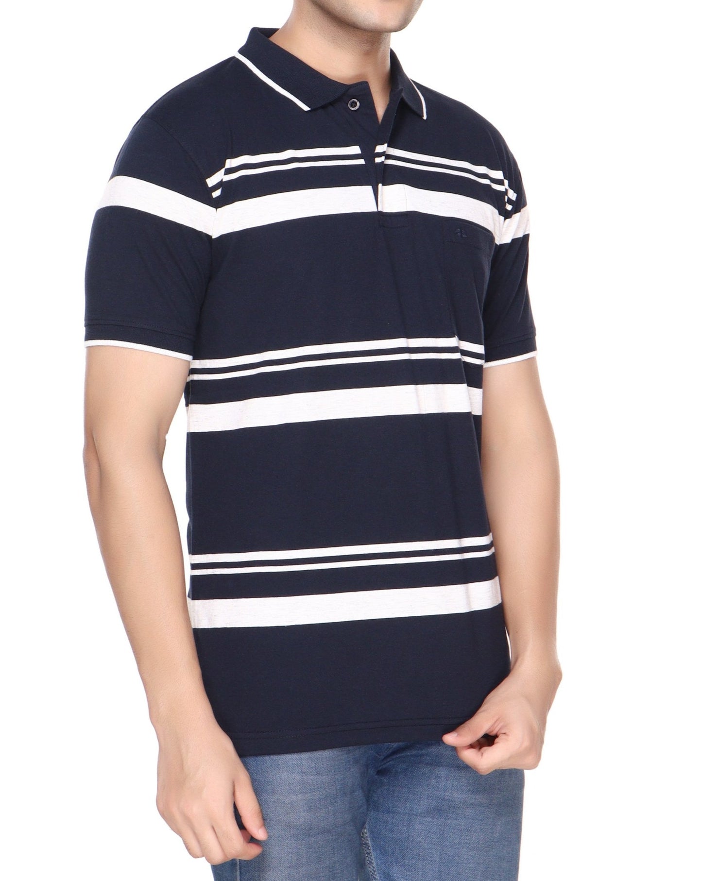 Stripe Polo Jersey