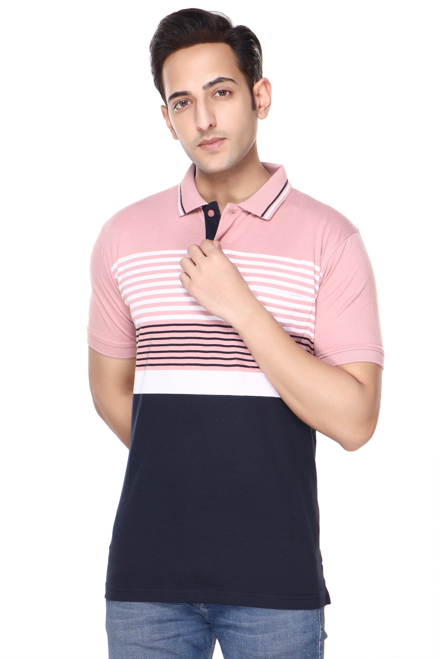 Stripe Polo Jersey