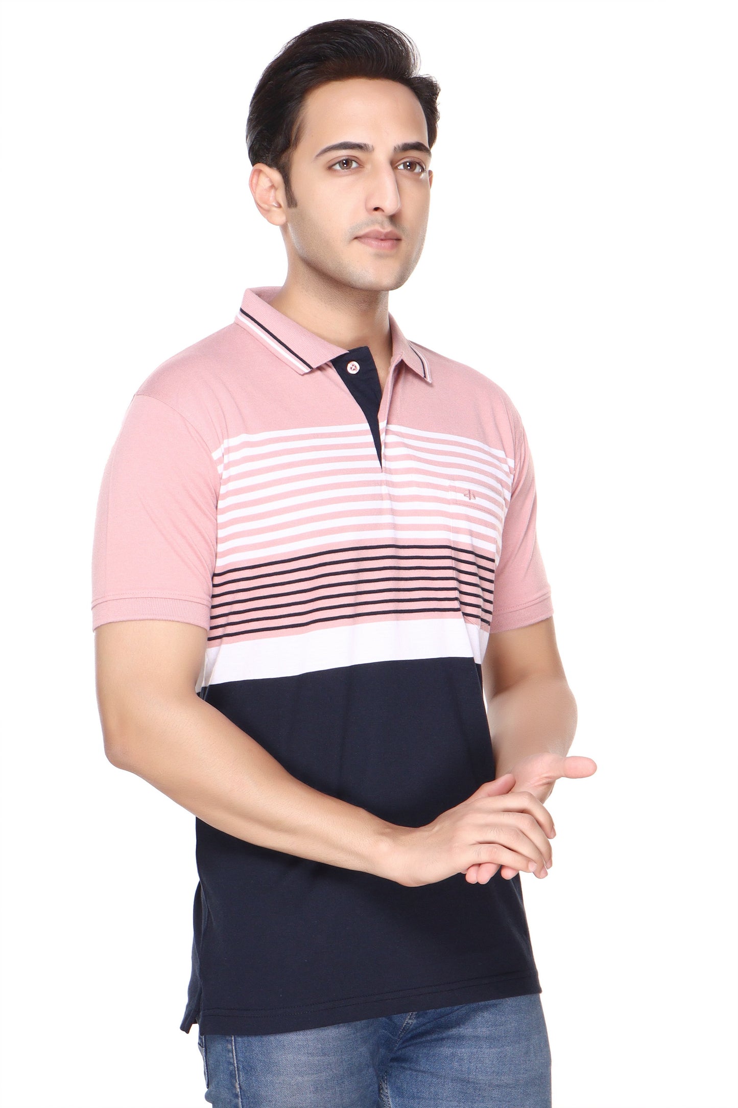 Stripe Polo Jersey