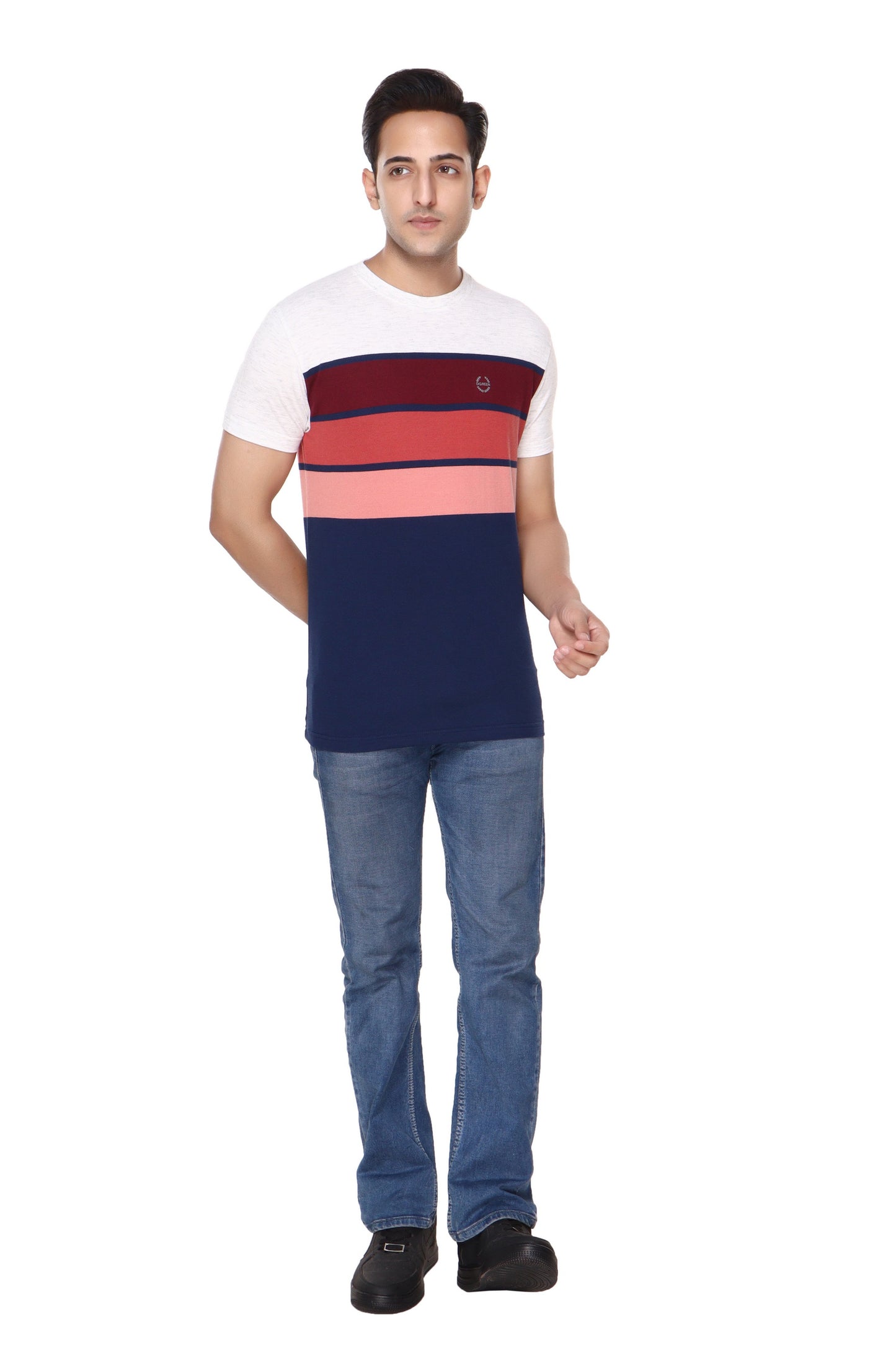 Pique Stripe Tee