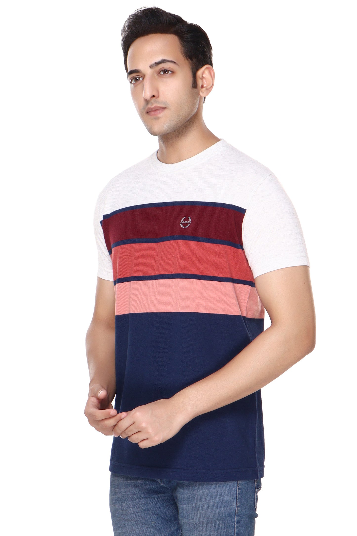 Pique Stripe Tee