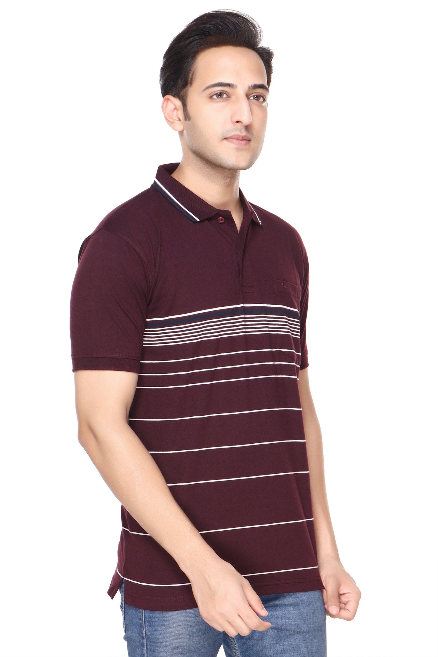 Stripe Polo Jersey