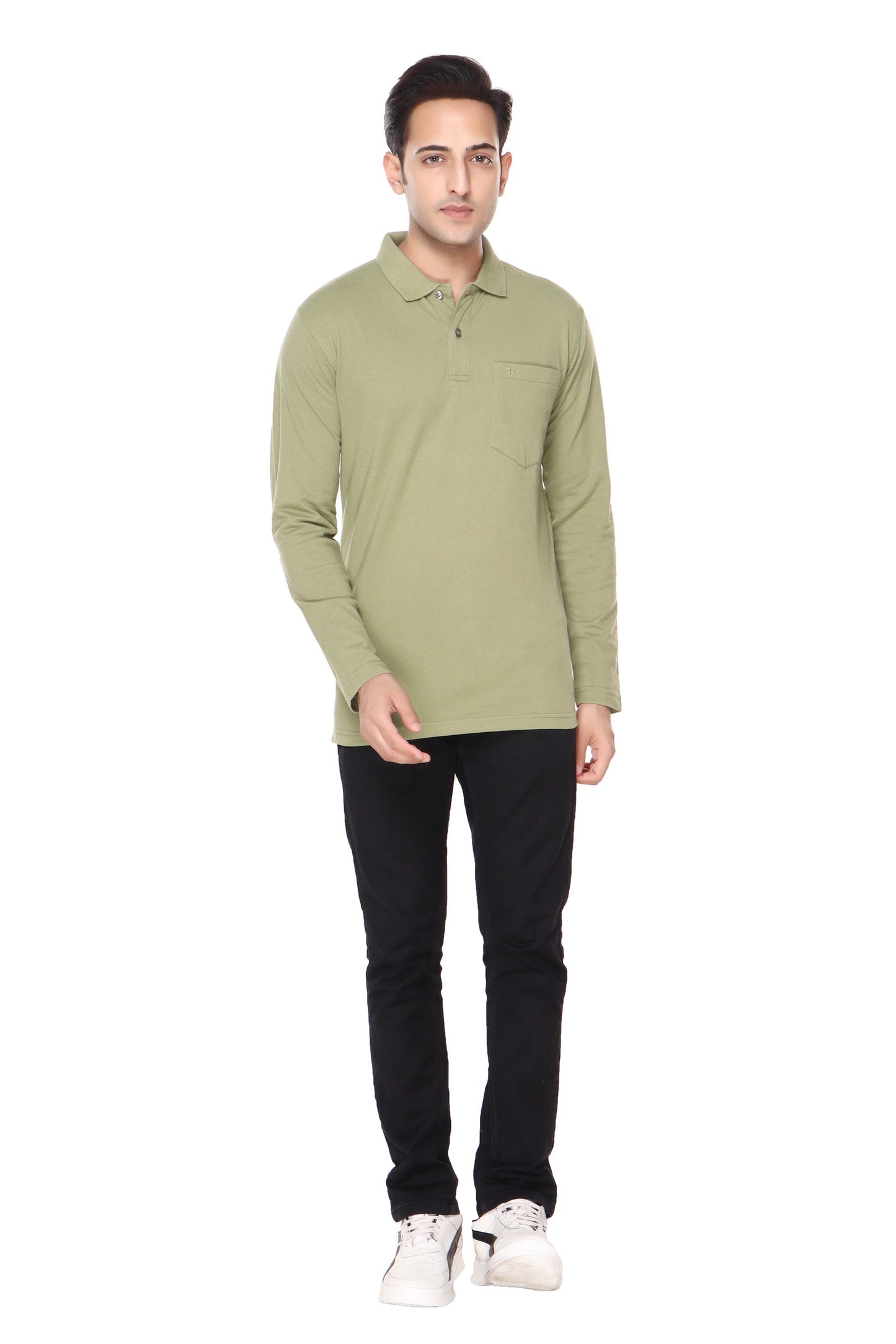 SOLID PIQUE POLO POCKET