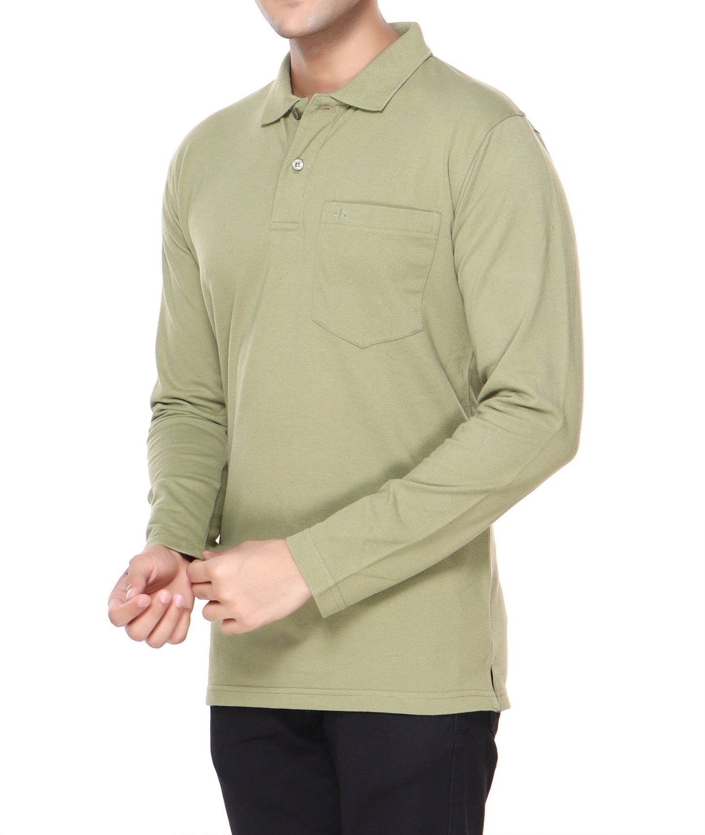 SOLID PIQUE POLO POCKET