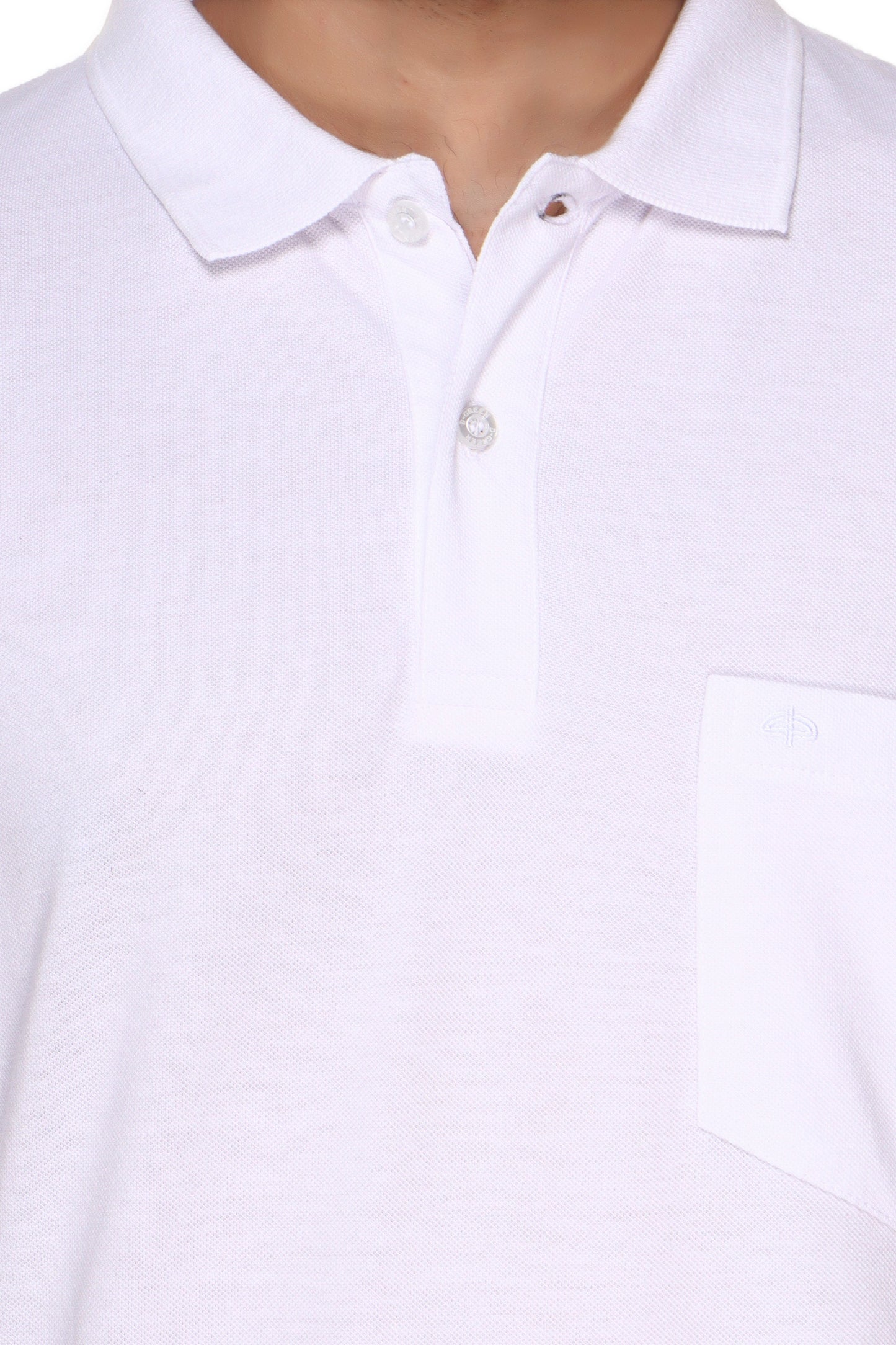 SOLID PIQUE POLO POCKET