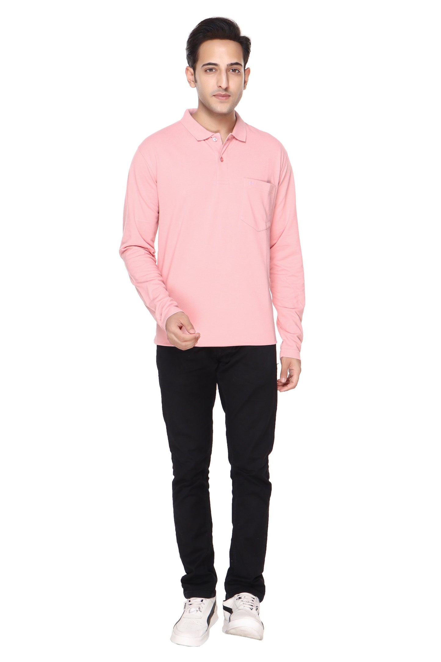 SOLID PIQUE POLO POCKET