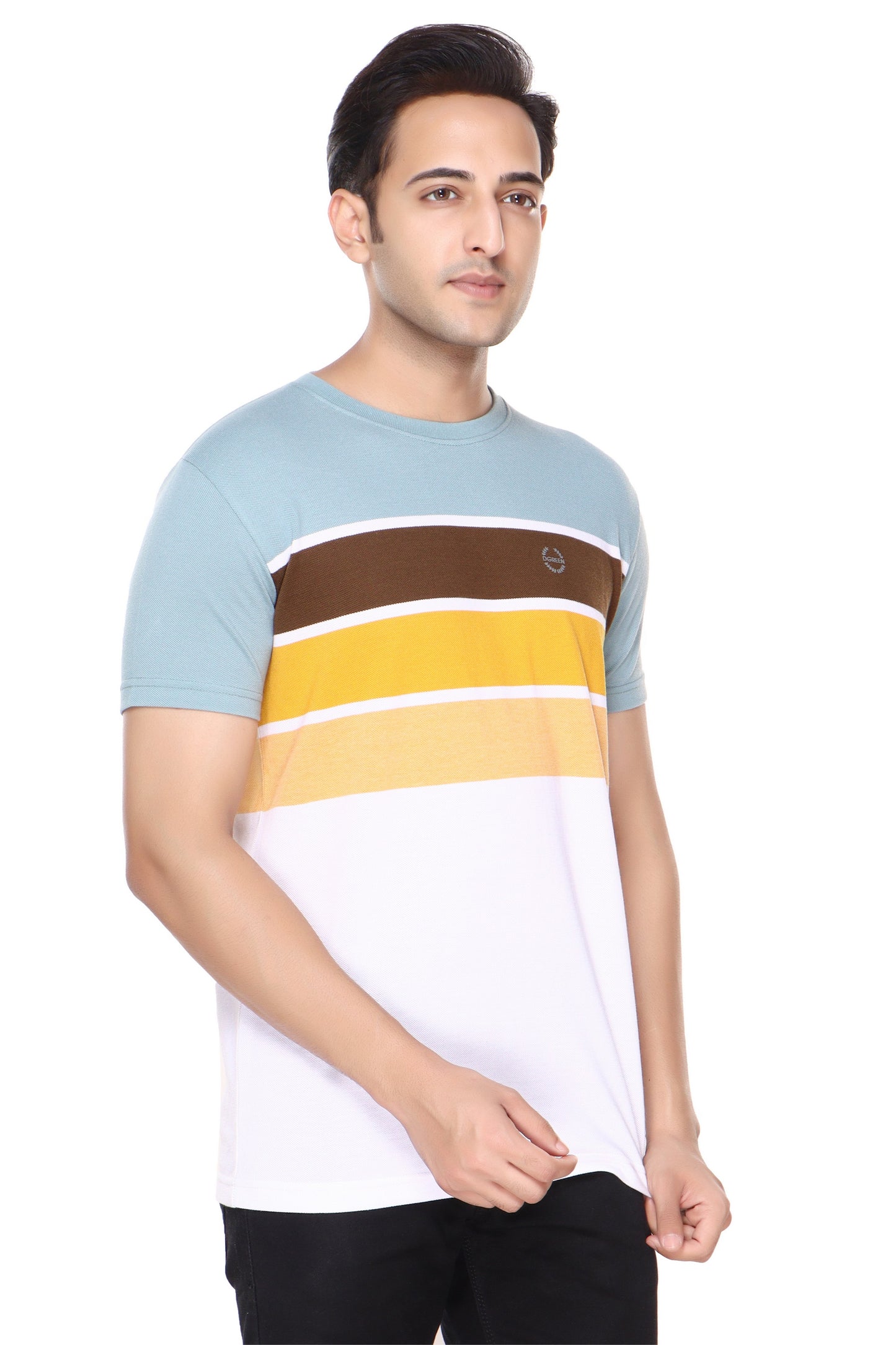 Pique Stripe Tee