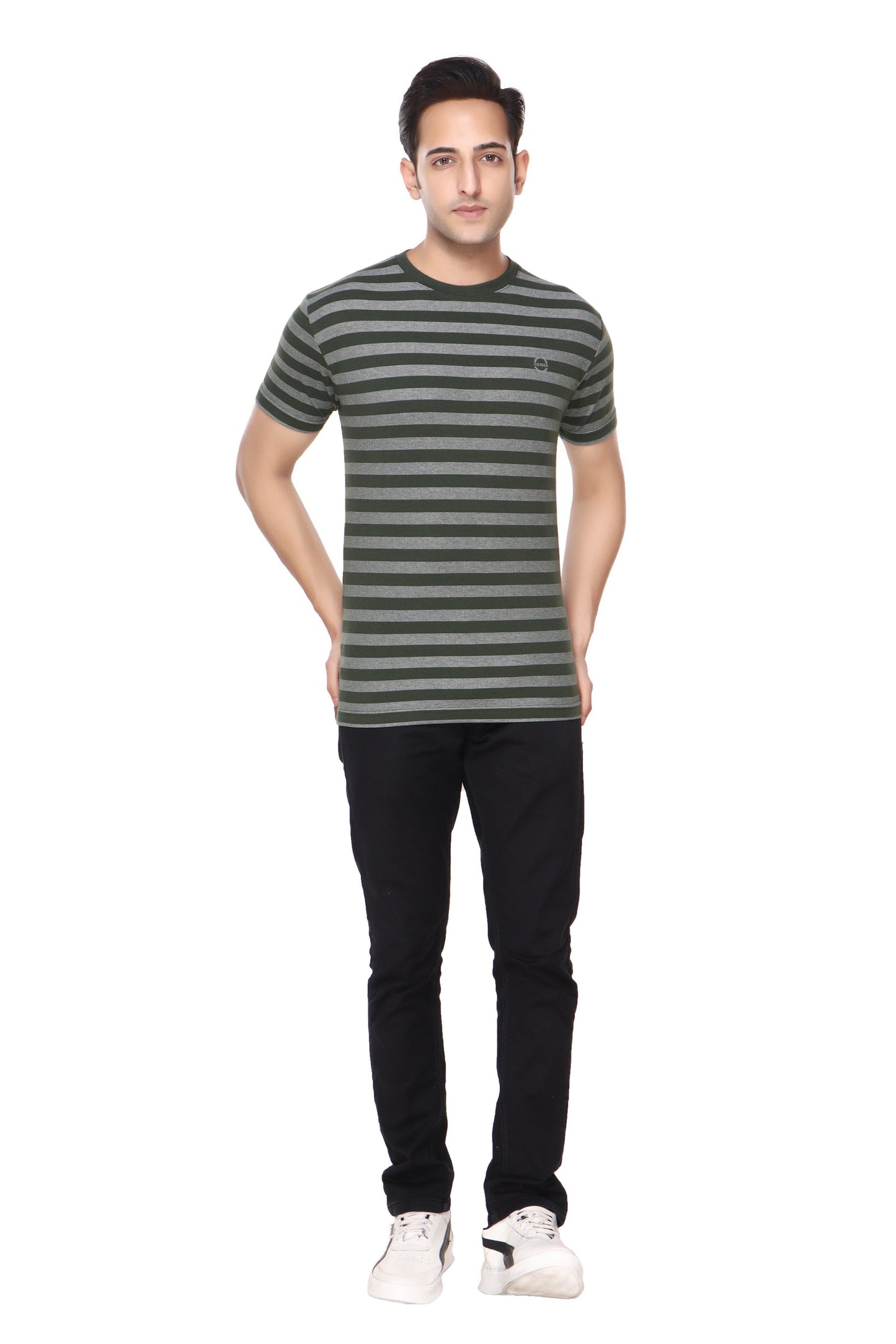 Pique Stripe Tee