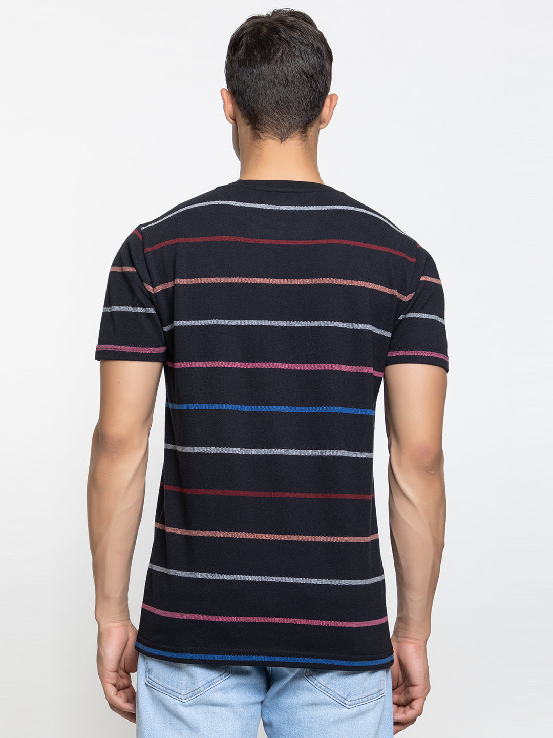 Pique Stripe Tee