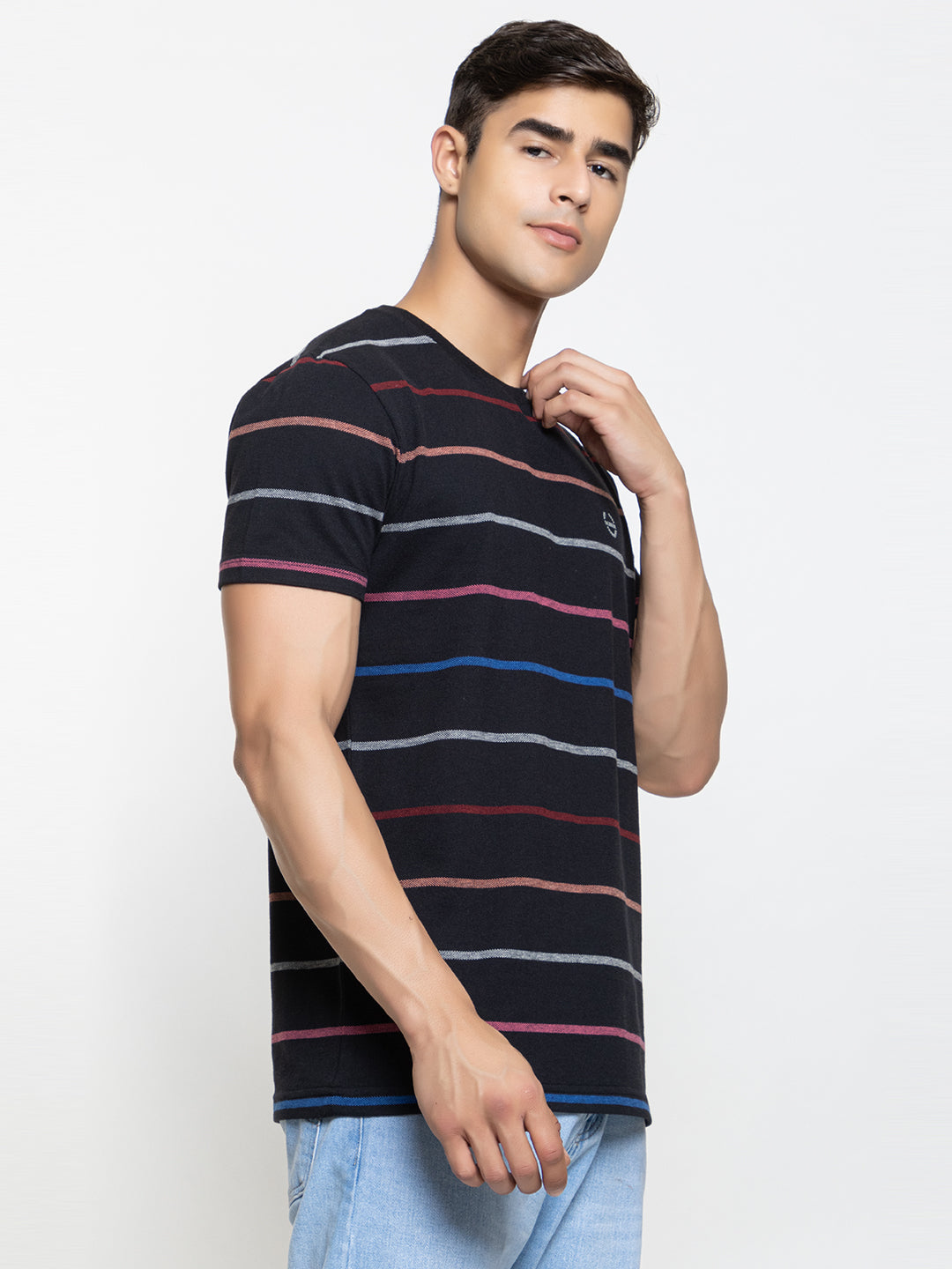 Pique Stripe Tee
