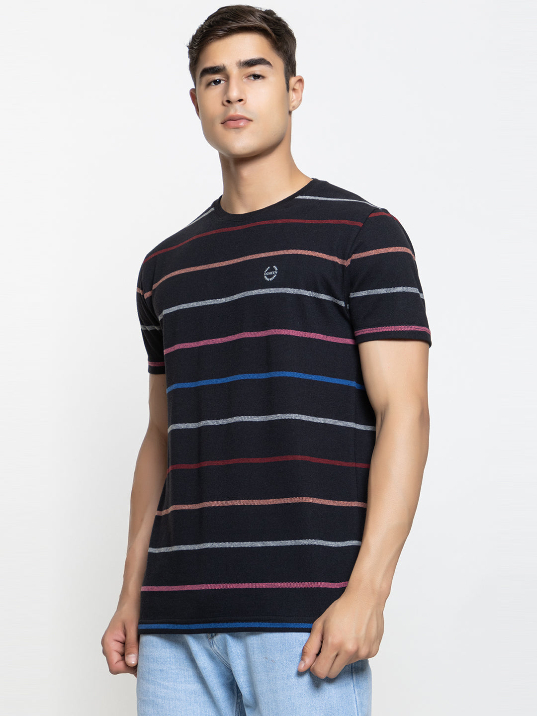 Pique Stripe Tee